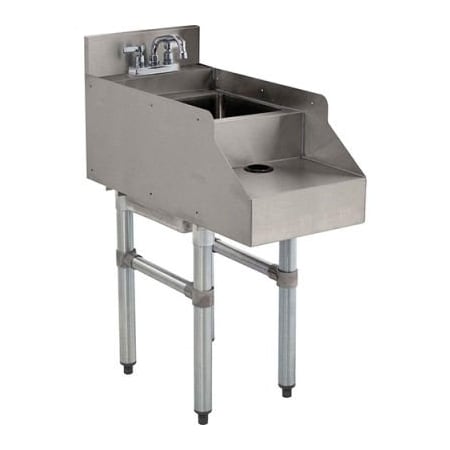 Advance Tabco Advance Tabco, Blender Station w/Dump Sink and Faucet, 12"Wx26"Dx33-3/8"H, Stainless Steel CR-RS-12